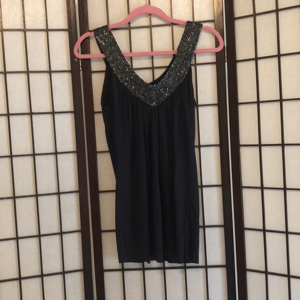 Sparkle v-neck top